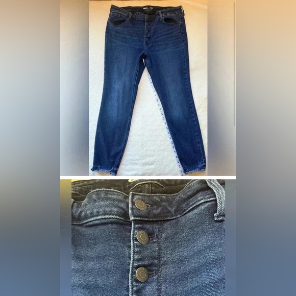 Old Navy Women’s Jeans Bundle - Rockstar Skinny & Kicker Bootcut - Size 16 - Picture 8 of 10